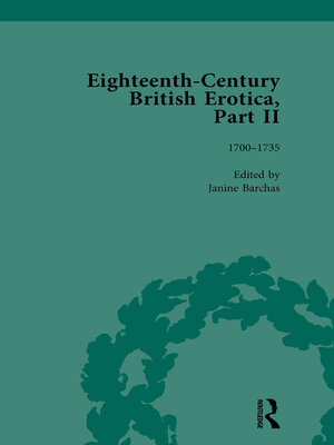 cover image of Eighteenth-Century British Erotica, Part II vol 1